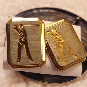 Golf cuff links